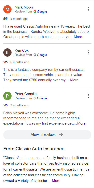 positive reviews for local seo